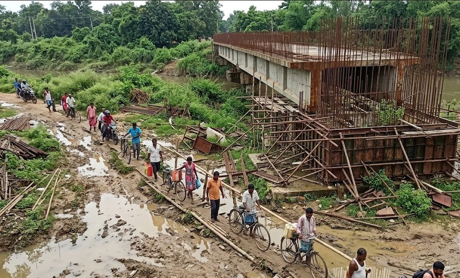 Rs 72-Crore Huluhula Bridge in Cuttack Remains Incomplete After Three Years, Residents Face Connectivity Woes